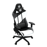 Кресло геймерское E-Sport Gear ESG-101, черный/белый