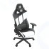 Кресло геймерское E-Sport Gear ESG-101, черный/белый
