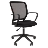 Кресло для персонала Easy Chair 643 TС сетка/ткань черный, пластик