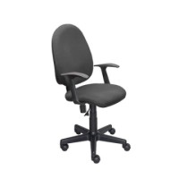 Кресло для персонала Easy Chair 325 PC ткань серая С73, пластик