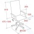 Кресло руководителя Easy Chair 651 TPU кожзам черный, сетка черая,металл