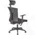 Кресло руководителя Easy Chair 649 TTW эргономичное, сетка, ткань TW черный, пластик черный