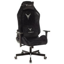 Кресло игровое Knight N1 Fabric черный Light-20 с подголов. крестовина металл