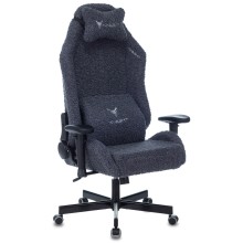 Кресло геймерское Knight T1 синий экомех с подголов. крестовина металл