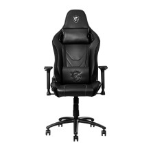 Игровое кресло MSI MAG CH130X чёрное (ПХВ-кожа, кожа из углеродного волокна, 2D подлокотники, газпатрон 4 класс)