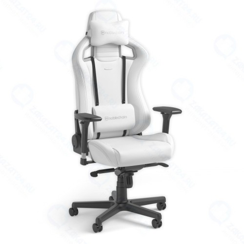 Кресло геймерское Noblechairs EPIC Ed. White (NBL-EPC-PU-WED) Hybrid Leather / black