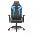 Кресло геймерское Sharkoon Elbrus 3, чёрно-синее (синтетическая кожа, регулируемый угол наклона, механизм качания)
