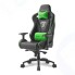 Кресло геймерское Sharkoon Shark Skiller SGS4 чёрно-зелёное (синтетическая кожа, регулируемый угол наклона, механизм качания)