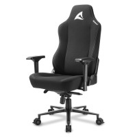 Кресло геймерское Sharkoon Skiller SGS40 fabric чёрное (ткань, 4D, газлифт 4 кл.)