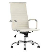 Кресло руководителя TopChairs City, бежевое