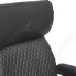 Кресло руководителя TETCHAIR CHIEF кож/зам/ткань, черный/черный стеганный/черный, 36-6/11