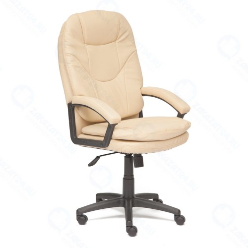 Кресло руководителя TETCHAIR COMFORT LT кож/зам, бежевый, 36-34