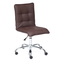 Кресло для персонала TETCHAIR ZERO кож/зам, коричневый, 36-36