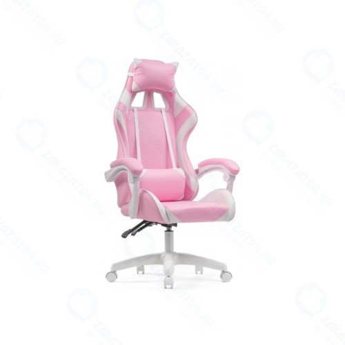 Кресло геймерское WOODVILLE Rodas pink / white