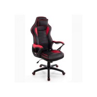 Компьютерное кресло WOODWILLE Leon красное/черное