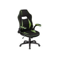 Кресло геймерское WOODVILLE Plast 1 green / black
