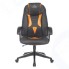 Кресло геймерское Zombie 8 черный/оранжевый искусственная кожа крестовина пластик