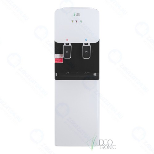 Кулер для воды ECOTRONIC J1-LCE XS, белый/черный