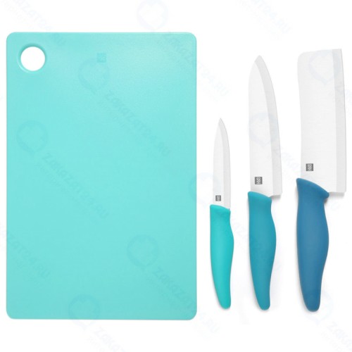 Набор керамических ножей с разделочной доской HuoHou (XIAOMI) Ceramic Knives & Cutting board Set 3+1