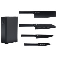 Набор ножей с подставкой HuoHou (XIAOMI) Non-Stick Kitchenl Knives Set 5Cr15MoV 4+1