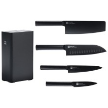 Набор ножей с подставкой HuoHou (XIAOMI) Non-Stick Kitchenl Knives Set 5Cr15MoV 4+1