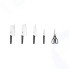 Набор ножей с подставкой HuoHou (XIAOMI) kitchen knife Set Lite 3Cr13 5+1