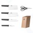 Набор ножей с подставкой HuoHou (XIAOMI) kitchen knife Set Lite 3Cr13 5+1