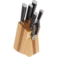 Набор ножей Marvel Professional knives, ножи-5 штук+ножницы+деревянная подставка
