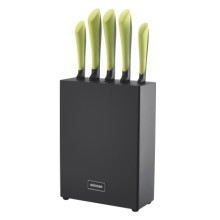 Набор из 5 кухонных ножей NADOBA JANA с блоком Набор из 5 кухонных ножей NADOBA JANA с блоком