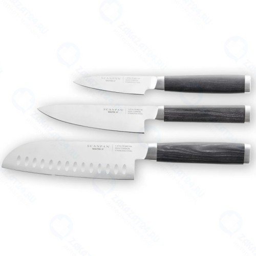 Набор кухонных ножей SCANPAN серия Maitre D, 3 предмета