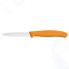 Набор из 3 ножей для чистки и нарезки овощей VICTORINOX: красный нож 8 см, оранжевый нож 8 см, зелёный нож 11 см