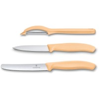 Набор из 3 ножей VICTORINOX Swiss Classic 6.7116.31L92: нож для овощей, столовый нож 11 см, нож для овощей 8 см