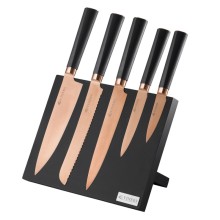 Набор ножей на подставке Viners Titan Copper, 5 штук