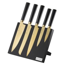 Набор ножей на подставке Viners Titan Gold, 5 штук