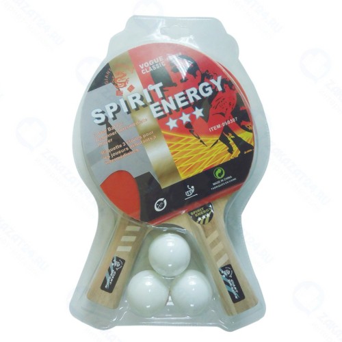 Набор для настольного тенниса Proxima Spirit Energy 3* VC090301