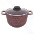 Казан с крышкой Elan Gallery ГАРМОНИЯ ВКУСА рубин, 20 см, 3 л