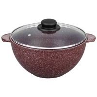 Казан с крышкой Elan Gallery ГАРМОНИЯ ВКУСА Рубин, 24 см, 4 л