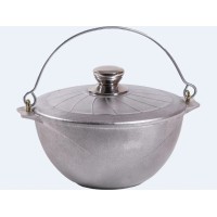 Казан походный с крышкой МЕЧТА, литой, 8 л