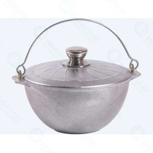 Казан походный с крышкой МЕЧТА, литой, 8 л