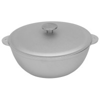 Казан алюминиевый СОЮЗГРИЛЬ с крышкой, 8 л (N1-K02)