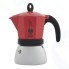 Кофеварка гейзерная Bialetti Moka Induzione rossa, 6 п.