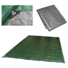 Тент универсальный с люверсами Ecos T-4*6, размер: 6*4м, плотность: 120г/м2 Тент универсальный с люверсами Ecos T-4*6, размер: 6*4м, плотность: 120г/м2