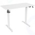 Стол компьютерный Cactus CS-ED-WWT столешница МДФ белый каркас белый