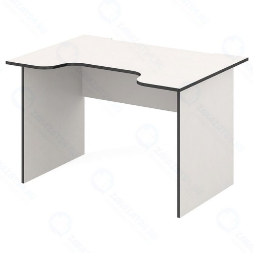 Геймерский стол E-Sport Gear Small ESG-42 WB, бело-черный