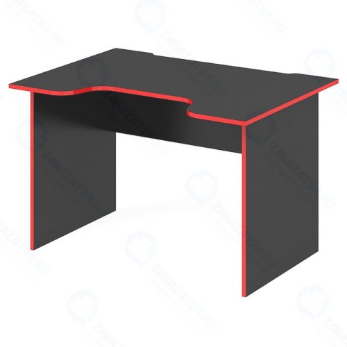 Геймерский стол E-Sport Gear Small ESG-53 BR, черно-красный