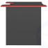 Геймерский стол E-Sport Gear Small ESG-53 BR, черно-красный