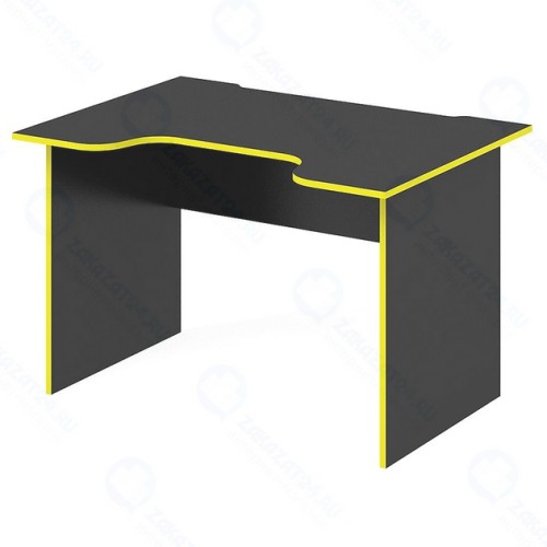 Геймерский стол E-Sport Gear Small ESG-54 BY, черно-желтый