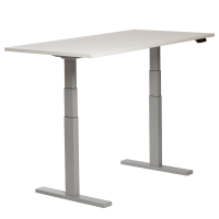 Стол с электроприводом ErgoSenso-110 (серый/белая)