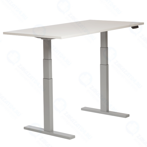 Стол с электроприводом ErgoSenso-110 (серый/белая)