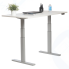 Стол с электроприводом ErgoSenso-110 (серый/белая)